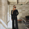 CONJUNTO LIVERPOOL ALFAIATARIA TEXTURIZADA - PRETO