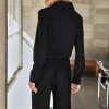 CONJUNTO LIVERPOOL ALFAIATARIA TEXTURIZADA - PRETO