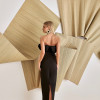 VESTIDO COPENHAGUE TUBINHO BUSTO LEQUE - PRETO