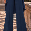 CONJUNTO ANELISE PANTALONA E BLUSA ALONGADA - AZUL COBALT