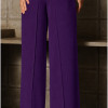 CONJUNTO ANELISE PANTALONA E BLUSA ALONGADA - ROXO
