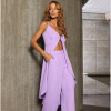 CONJUNTO ANELISE PANTALONA E BLUSA ALONGADA - LAVANDA