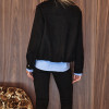 JAQUETA JUJU BOMBER SUEDE - PRETO