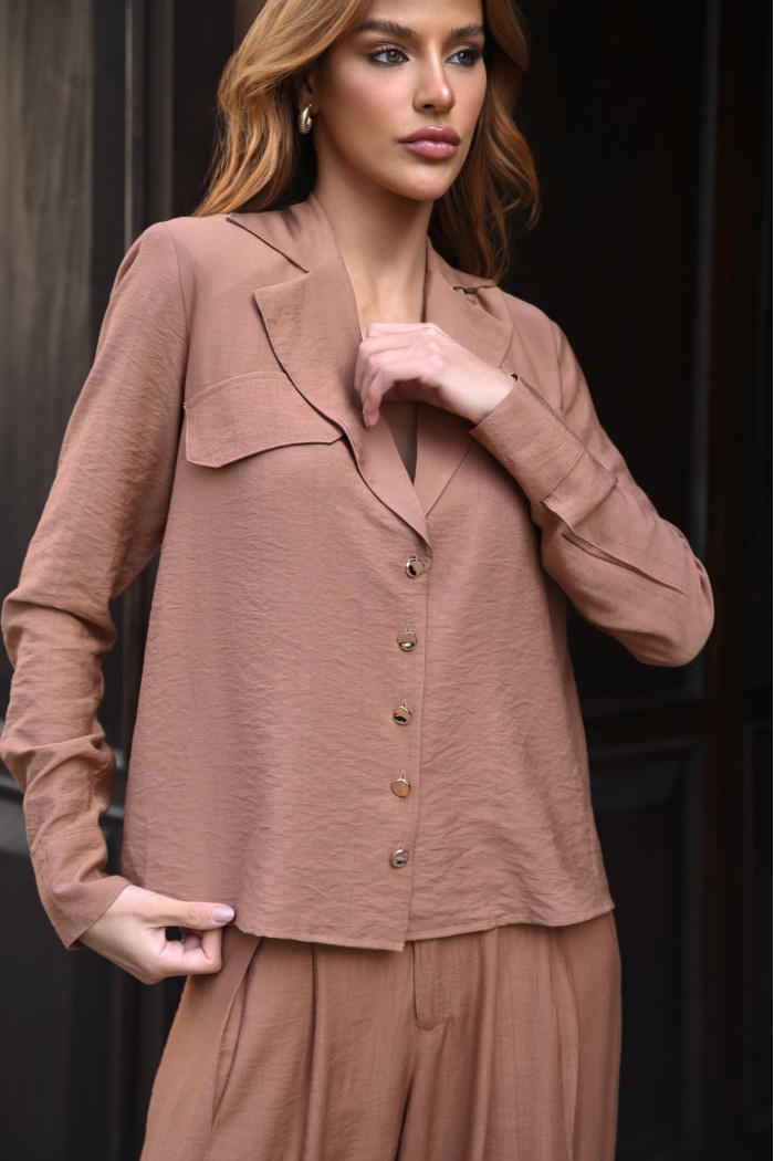 CONJUNTO LUANA ALFAIATARIA - BISCOITO