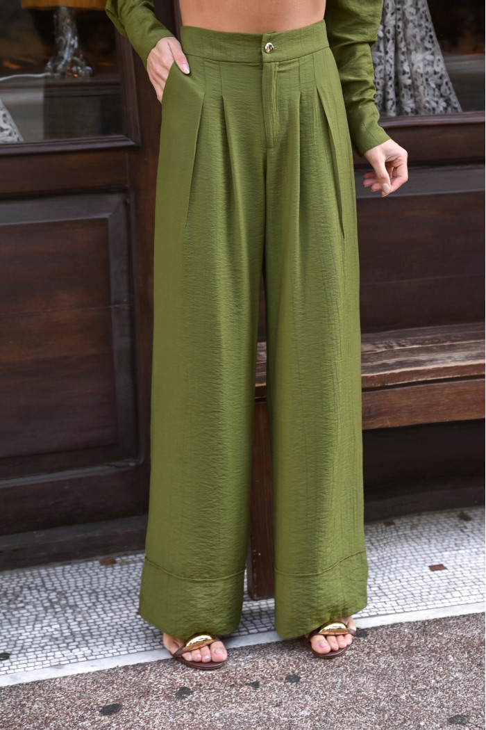 CONJUNTO LUANA ALFAIATARIA - VERDE OLIVA