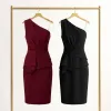 VESTIDO SARA MIDI ALFAIATARIA - VINHO