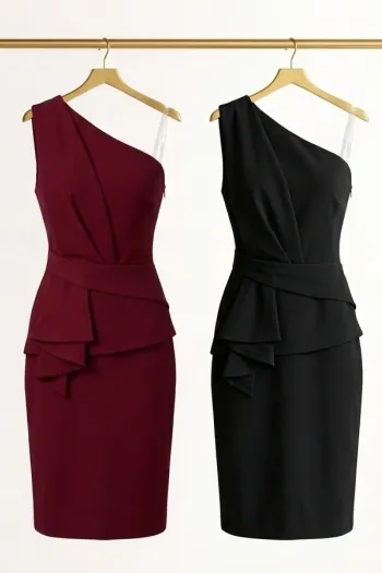 VESTIDO SARA MIDI ALFAIATARIA - VINHO