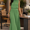 CONJUNTO MARCELA BLUSA E SAIA CHIFFON - VERDE