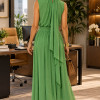 CONJUNTO MARCELA BLUSA E SAIA CHIFFON - VERDE
