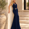 VESTIDO MANU FRENTE ÚNICA FIVELA - AZUL MARINHO