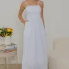 VESTIDO NATÁLIA LAISE COM PELERINE - OFF WHITE