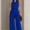 CONJUNTO ARÁBIA CALÇA ALADIM BLUSA CAVA AMERICANA - AZUL