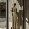 CONJUNTO ADELINE BLUSA E CALÇA MOLETINHO - MILITAR