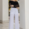 BLUSA LIZ TULE MANGA LONGA OMBRO A OMBRO - PRETO