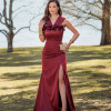 VESTIDO DE FESTA OTTAVIA ALFAIATARIA PRADA - MARSALA