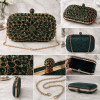 CLUTCH FESTA EXPLENDORE PEDRARIA - VERDE