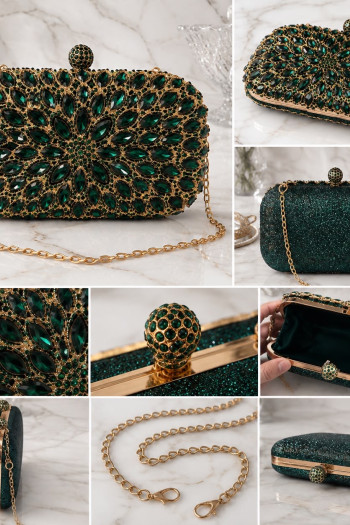 CLUTCH FESTA EXPLENDORE PEDRARIA - VERDE