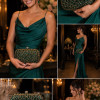 CLUTCH FESTA EXPLENDORE PEDRARIA - VERDE