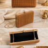 CLUTCH FRANÇA PEDRARIA - DOURADA