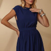 VESTIDO GENOVA MIDI - AZUL MARINHO