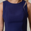 VESTIDO MADRID MIDI RODADO - AZUL MARINHO