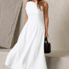 VESTIDO MADRID MIDI RODADO - OFF WHITE