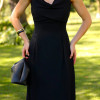 VESTIDO MANUELA LONGO DEGAGÊ - PRETO