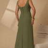 VESTIDO MANUELA LONGO DEGAGÊ - VERDE