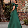 VESTIDO DE FESTA ANTONELLA ZIBELINE - VERDE ESMERALDA