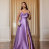VESTIDO ANALU ZIBELINE BUSTO PAETÊ TIRAS COSTAS - LAVANDA