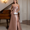 VESTIDO ANALU ZIBELINE BUSTO PAETÊ TIRAS COSTAS - ROSÉ