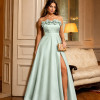 VESTIDO DE FESTA ÍRIS ZIBELINE T.Q.C - VERDE MENTA