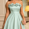VESTIDO DE FESTA ÍRIS ZIBELINE T.Q.C - VERDE MENTA