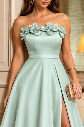 VESTIDO DE FESTA ÍRIS ZIBELINE T.Q.C - VERDE MENTA