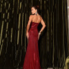 VESTIDO DE FESTA DIAMOND T.Q.C. - MARSALA