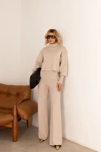 CONJUNTO GEÓRGIA BLUSA E CALÇA MODAL - BEGE