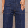 CALÇA BERLIM JEANS BOLSOS - AZUL