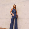 CALÇA BERLIM JEANS BOLSOS - AZUL