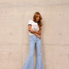 CALÇA BIRMINGHAM JEANS FLARE - AZUL CLARO