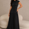 VESTIDO KÁTIA LONGO JERSEY CAPA - PRETO