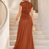 VESTIDO KÁTIA LONGO JERSEY CAPA - TERRA