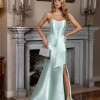 VESTIDO DE FESTA ALESSIA ZIBELINE T.Q.C - VERDE MENTA