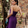 VESTIDO GLAM DECOTE CORAÇÃO ZIBELINE T.Q.C - ROXO