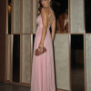VESTIDO DE FESTA CLÉO LUREX CRISTAL FENDA - ROSÉ