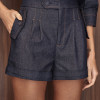 CONJUNTO NÚBIA SHORTS E CASAQUETO - AZUL JEANS