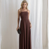 VESTIDO SANTORINI COM CAPA AVULSA - MARROM