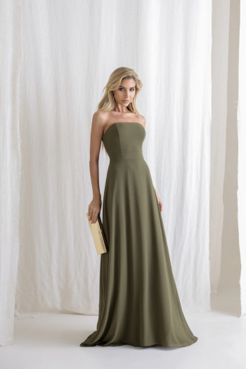 VESTIDO SANTORINI COM CAPA AVULSA - VERDE OLIVA