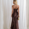 VESTIDO SEUL TOMARA QUE CAIA - MARROM