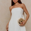 VESTIDO YASMIN T.Q.C ZIPER LAÇO - OFF WHITE