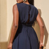 VESTIDO ESMERALDA LONGO FESTA - AZUL MARINHO
